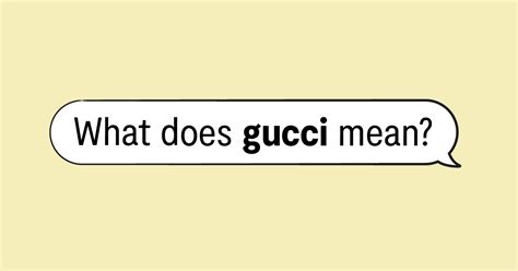 gucci urban|gucci slang meaning.